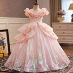 3-12 years old beauty pageant party evening dress, wedding girl dress, birthday party girl princess dress
