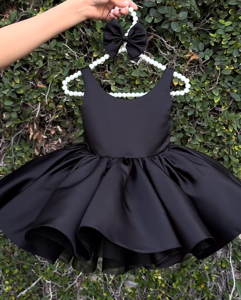 Cute Baby Birthday Dress Stylish Open-Back Pageant Dress for Girls｜KLFFIGID