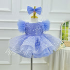 Toddlers Birthday dress Glamorous pageant gowns for girls  | KLFFLGID