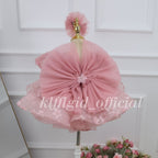 Girls' floral princess dress Baby's Birthday Party Dress | KLFFLGID