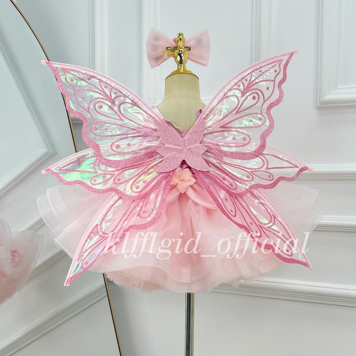 Baby Girls 1st Birthday Fairy Princess Wedding Dress | KLFFIGID