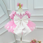 Girls Birthday Dress Polka-dot baby party outfit Pageant dress | KLFFIGID