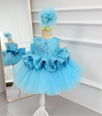Elegant Sequin Baby Girl Birthday & Flower Girl Dress | KLIFFIGID