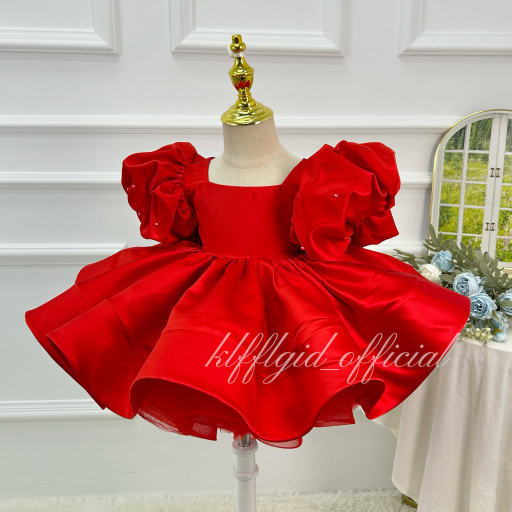 Baby birthday dress Pageant gowns for girls Wedding flower girl | KLFFIGID