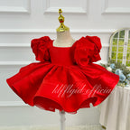 Baby birthday dress Pageant gowns for girls Wedding flower girl | KLFFIGID