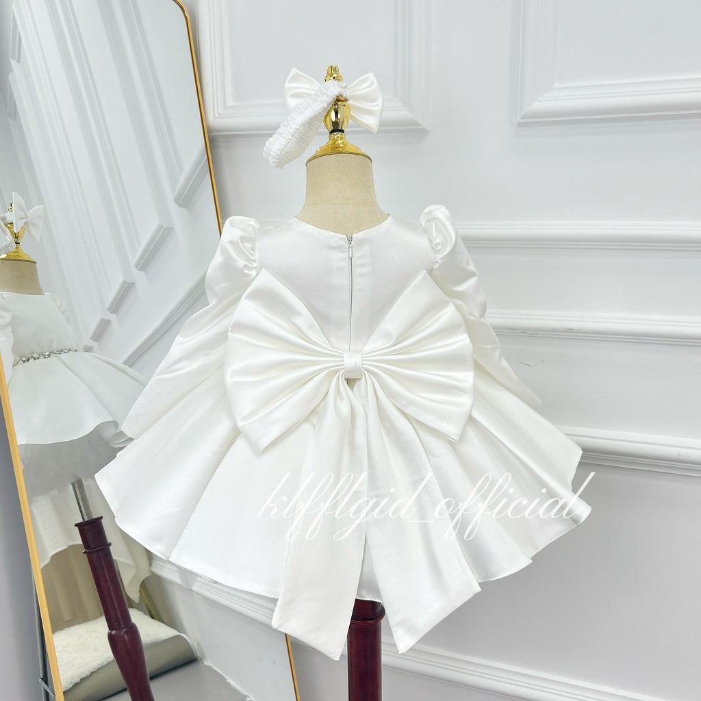 Baby Birthday Dress Girl Tulle Dress Wedding flower girl outfits｜KLFFIGID