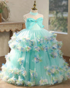 Children's maxi dresses, floral dresses, wedding flower girl dresses, birthday party dresses for babies, and princess dresses for girls at prom photoshoots.
