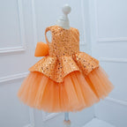Elegant Sequin Baby Girl Birthday & Flower Girl Dress | KLIFFIGID