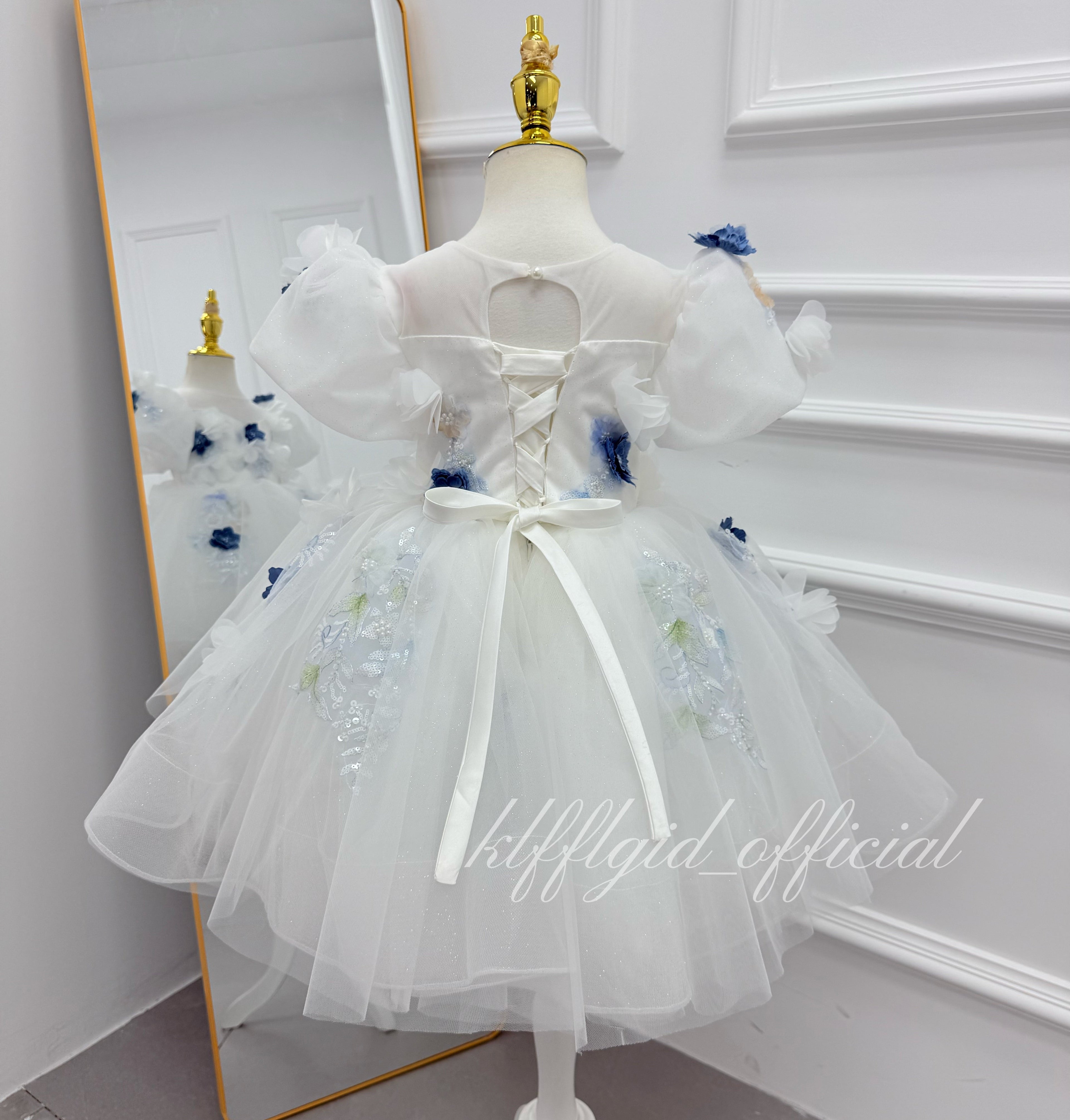 Wedding Party Dress Baby birthday dress Luxury Princess Style | KLFFIGID