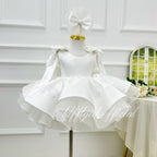 Baby First Birthday Cute Wedding Ceremony Dress | KLFFIGID