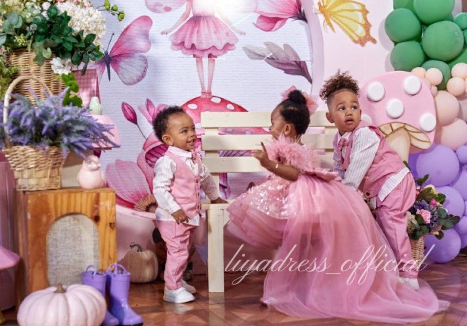 New Sleeveless Baby Birthday Butterfly Princess Dress | KLFFIGID