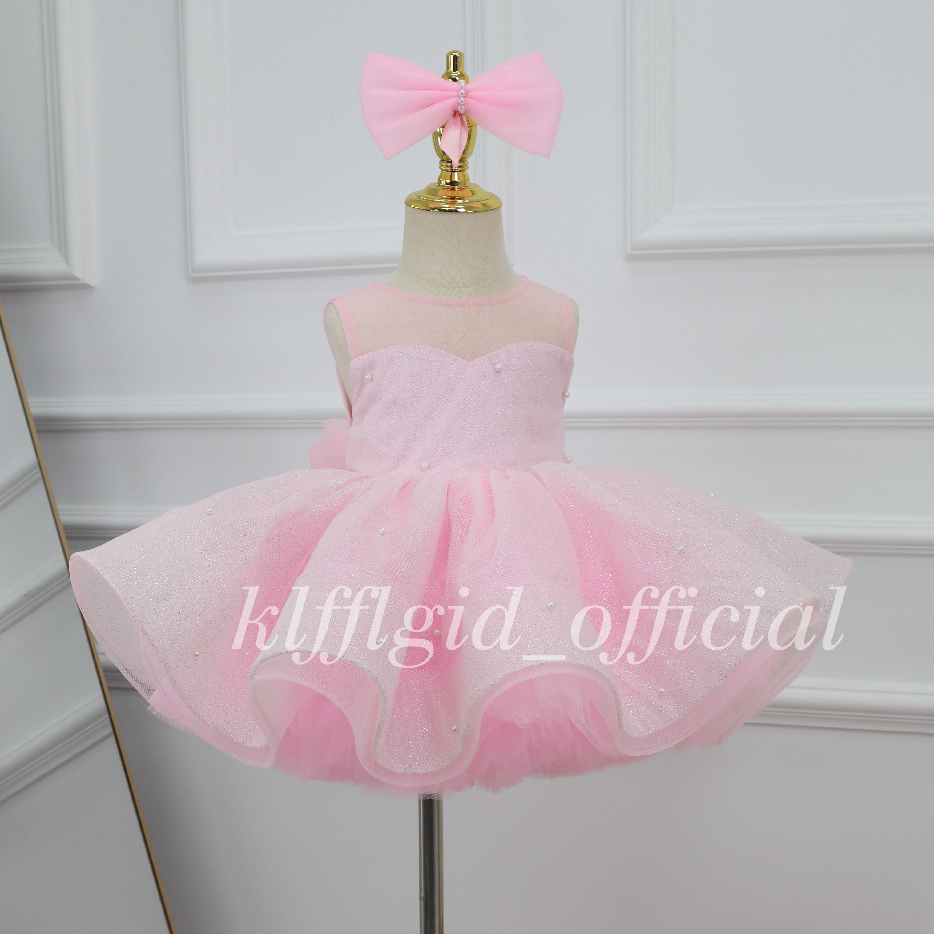 Sparkle Sequin Ball Gown Toddler Birthday dress Elegant Princess Costume｜KLFFIGID