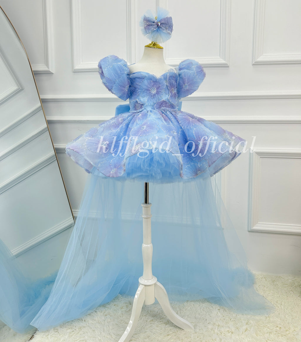 Flower Fairy Princess Dress Cute First-Birthday Dress｜KLFFIGID