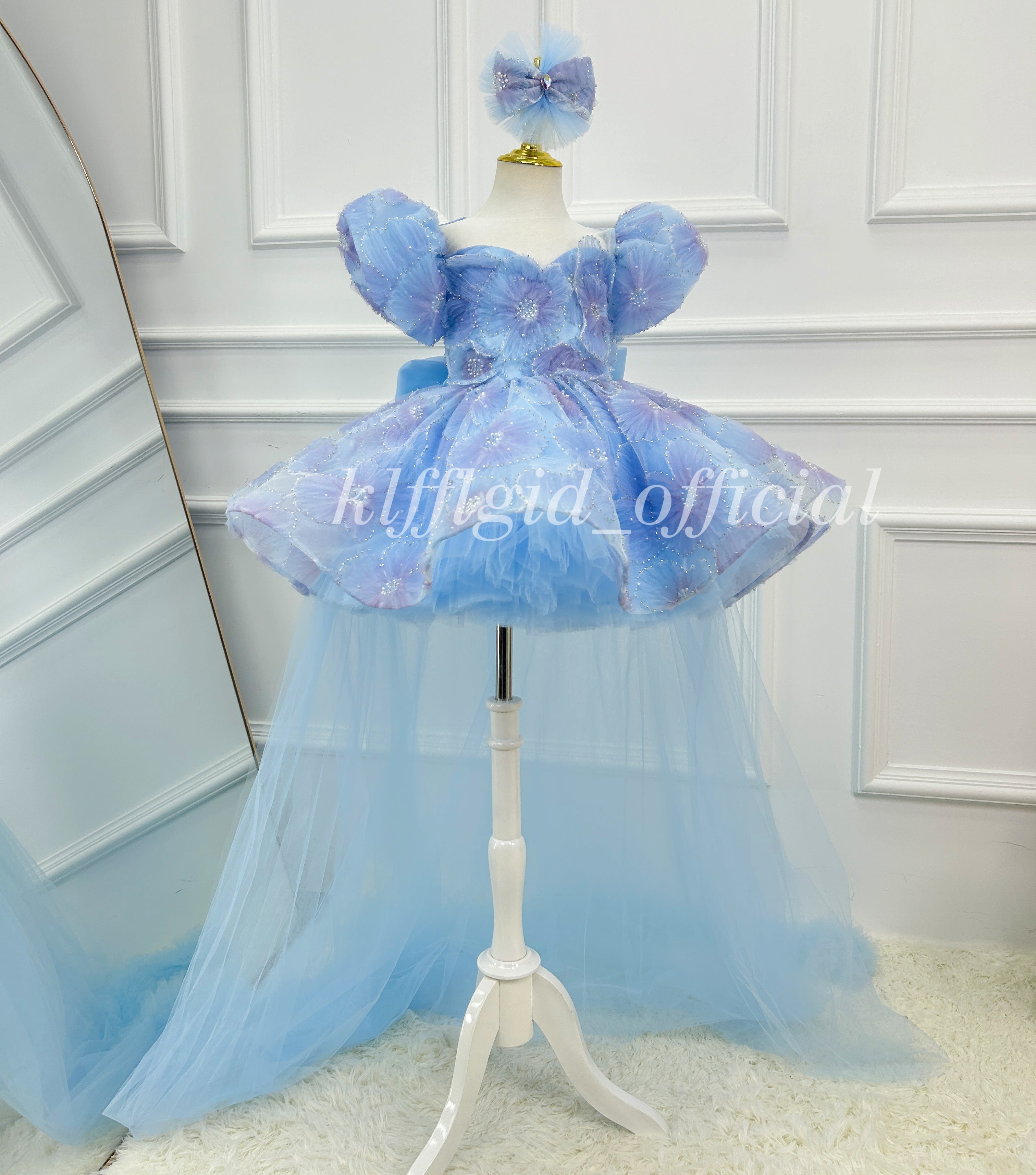 Flower Fairy Princess Dress Cute First-Birthday Dress｜KLFFIGID
