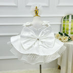 Baby First Birthday Cute Wedding Ceremony Dress | KLFFIGID