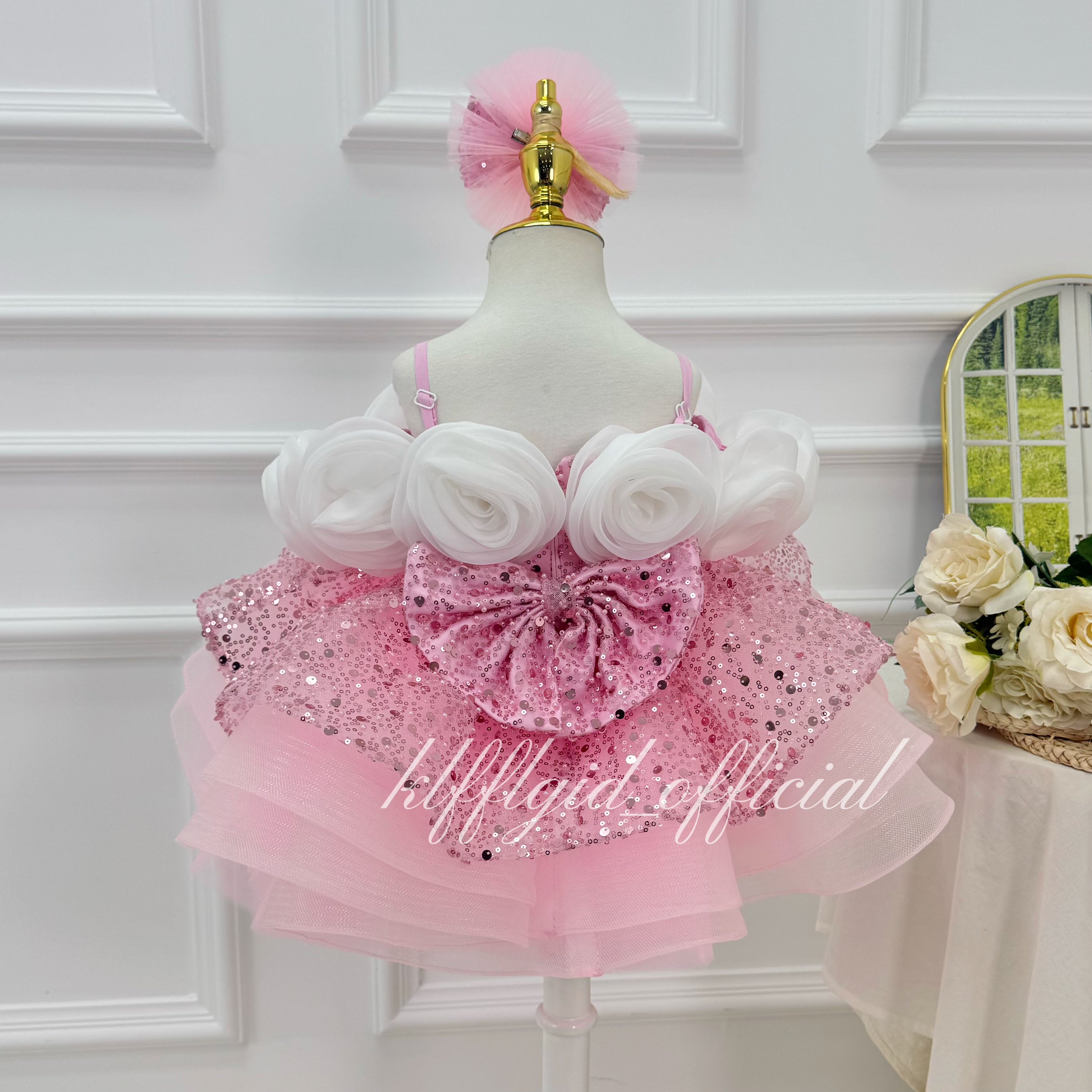 1-12 years old  Toddler Girls Sequin Long Sleeve Tutu Dress｜KLFFIGID