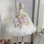 Floral Embroidery & Elegant Princess Silhouette Dress | KLFFLGID