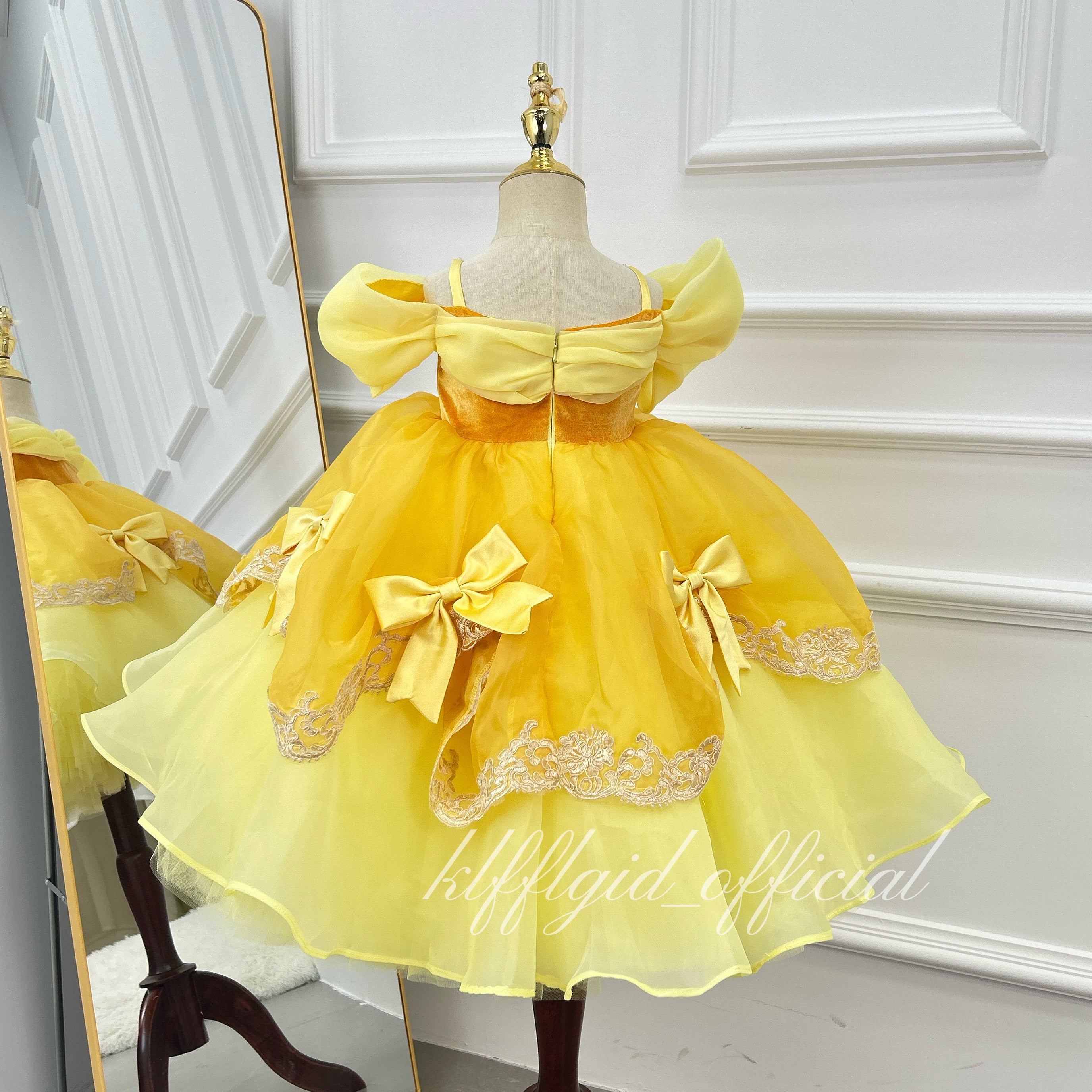 Baby birthday dress Princess Theme Party Butterfly Wing Design | KLFFIGID