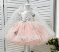 Embroidered Puffy Mesh Tutu Party Dress for Girls Princess | KLFFIGID