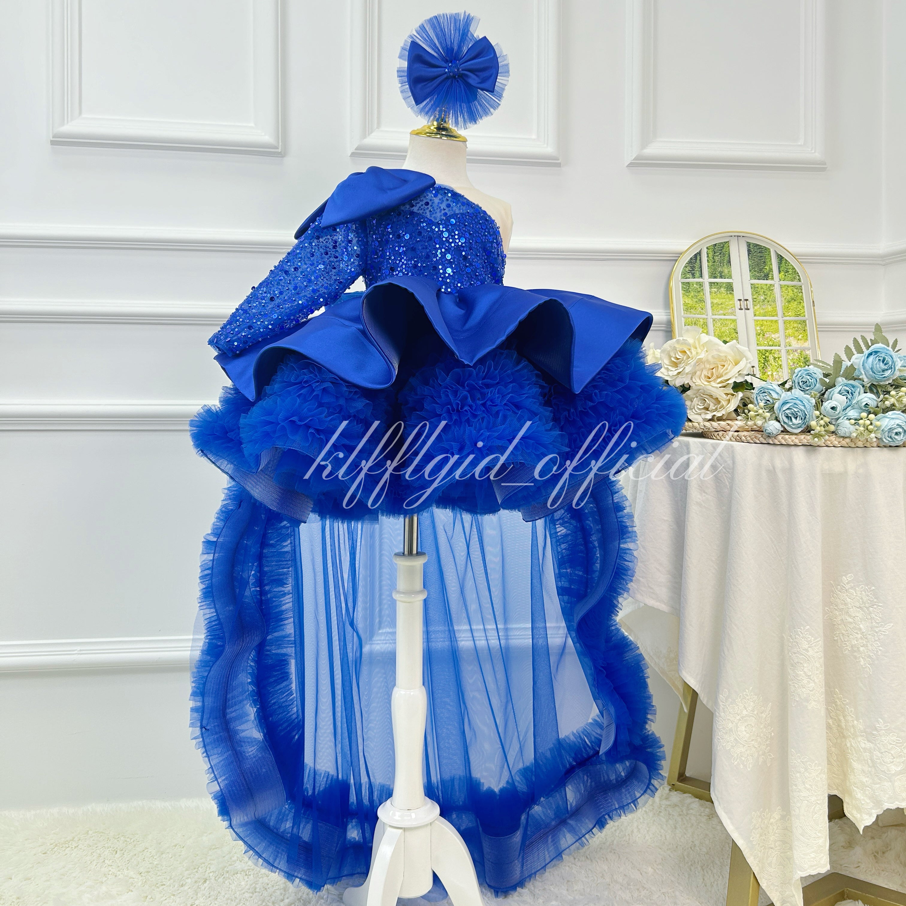 Toddler Girl Dress Birthday Dress for Girls Puffy Ball Gown｜KLFFIGID