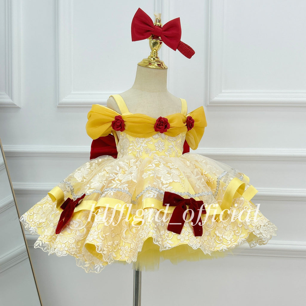 Toddlers Birthday dress Princess-themed party dress  | KLFFLGID
