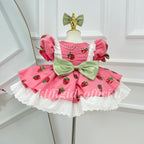 Fashion Baby's Birthday Dress Sweet Strawberry Party Dress | KLFFIGID