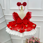 Cute Mouse-themed First Birthday Princess Dress for Baby Girls | KLFFIGID