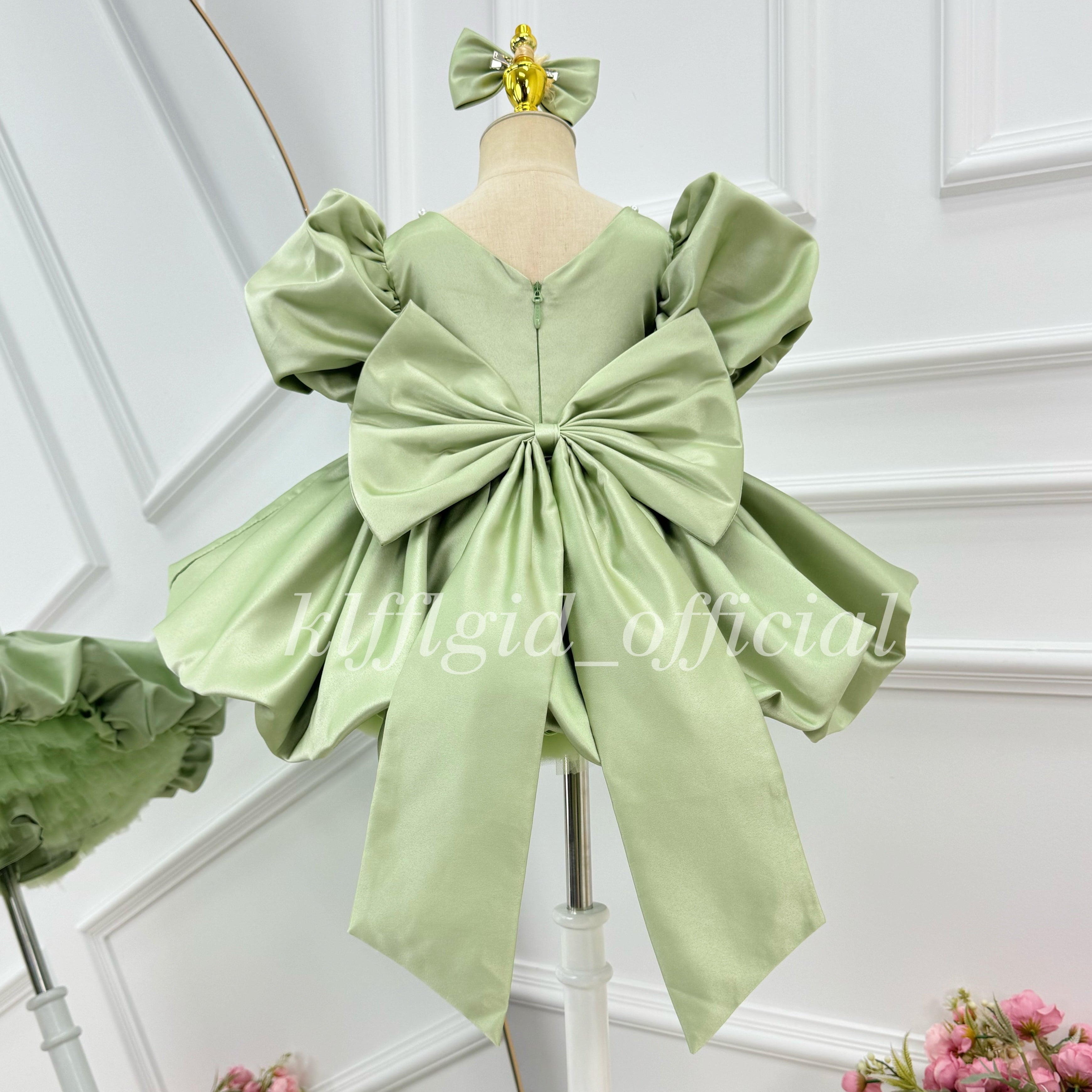 Wedding Party Dress Baby Birthday Dress Princess Theme Party ｜KLFFIGID