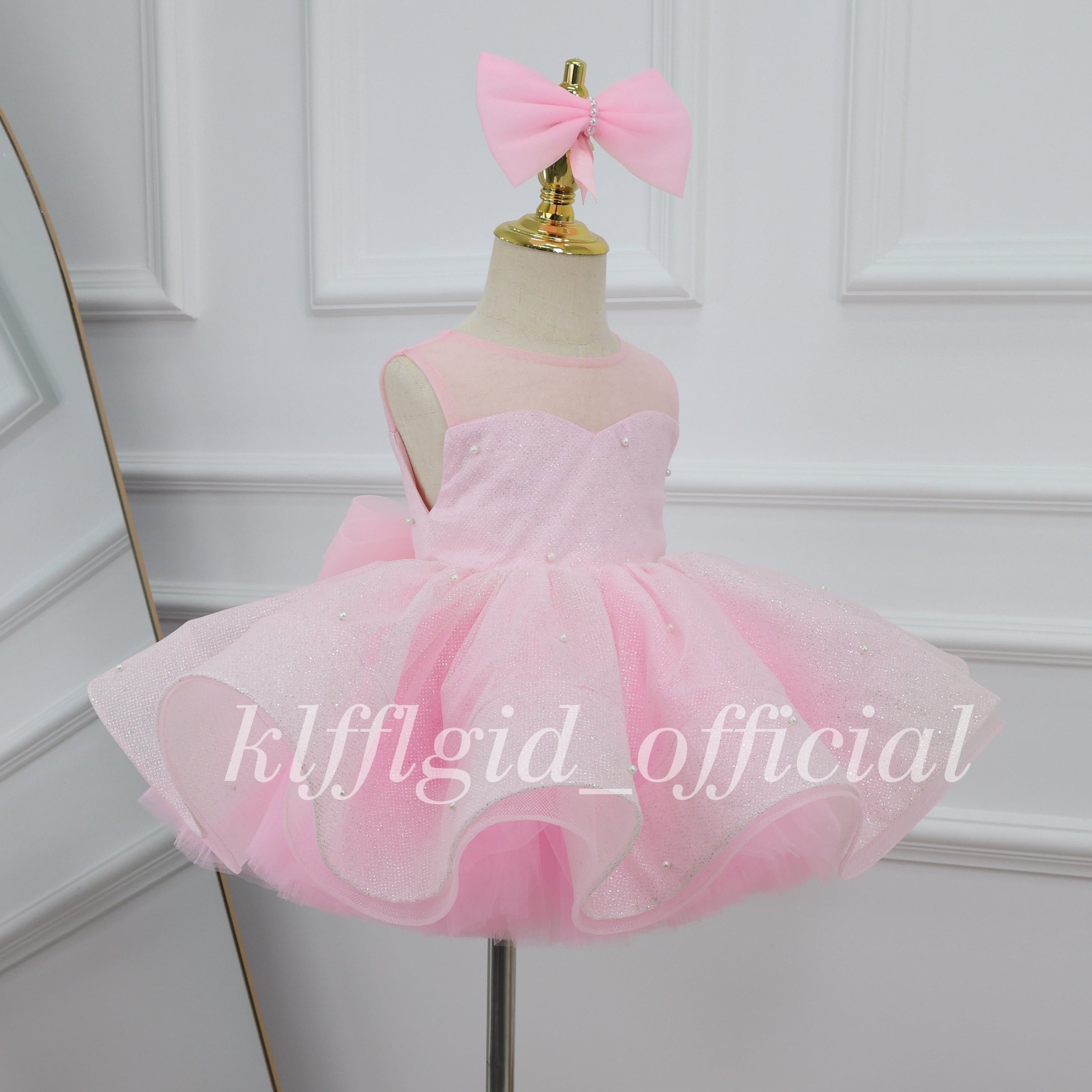 Sparkle Sequin Ball Gown Toddler Birthday dress Elegant Princess Costume｜KLFFIGID