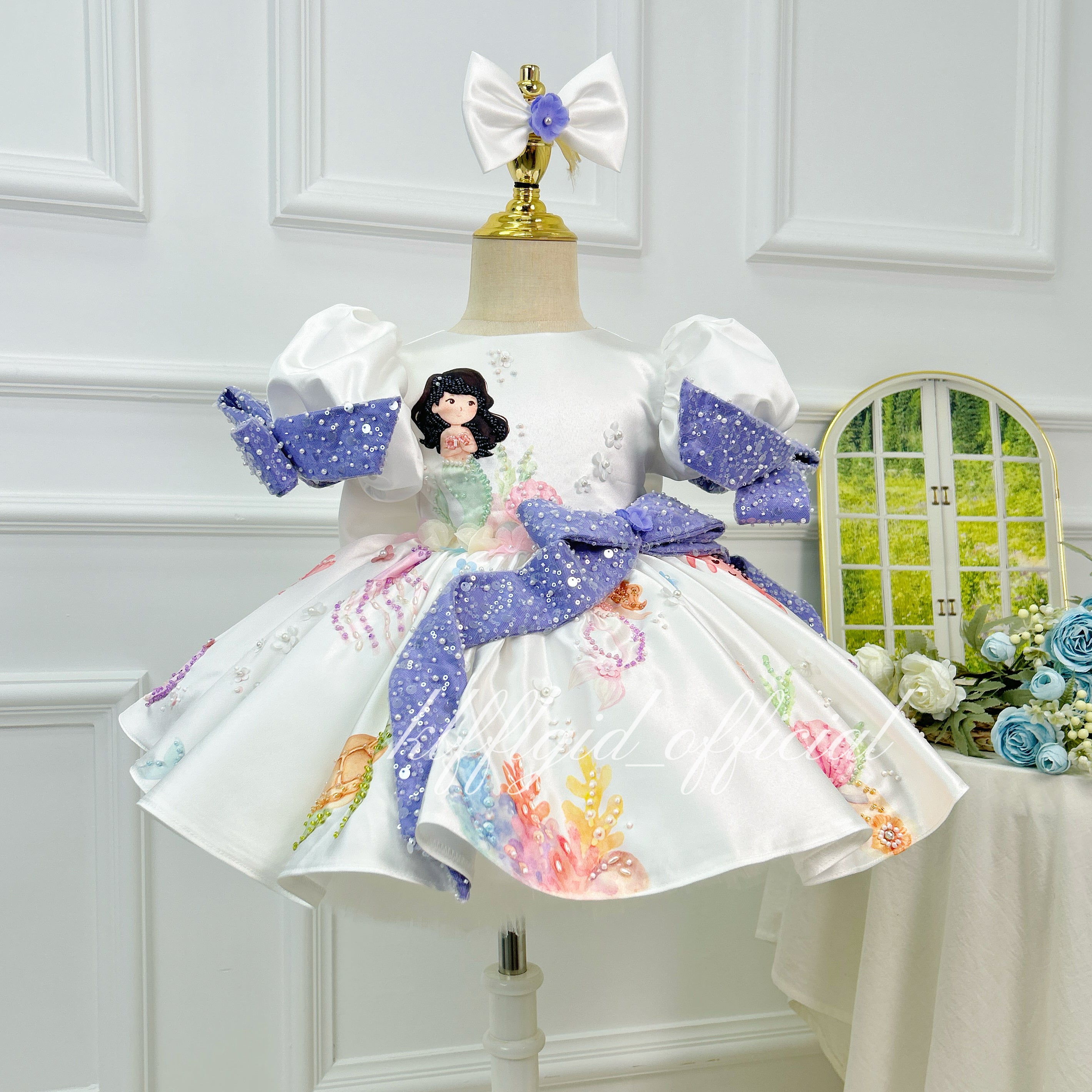 Ocean Seashell Themed Party & Gorgeous Birthday Dress | KLFFLGID