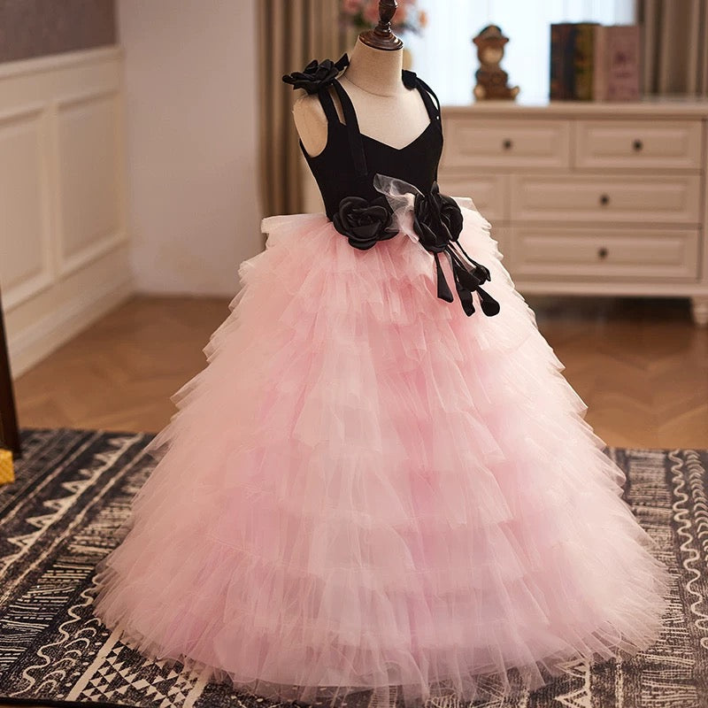 Elegant Princess Formal Dress Elegant Girls' Formal Dress Layered Tulle Girls' Formal Dress