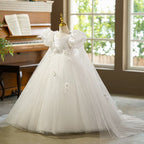 Wedding evening gowns, floral dresses, tulle capes, prom dresses for girls, princess dresses for girls.