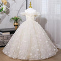 Girls' dress catwalk bow children's host piano performance suit satin elegant long skirt