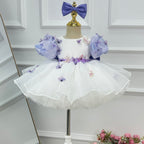 Butterfly Princess Dress for Kids Birthday Party & Flower Girl | KLFFIGID