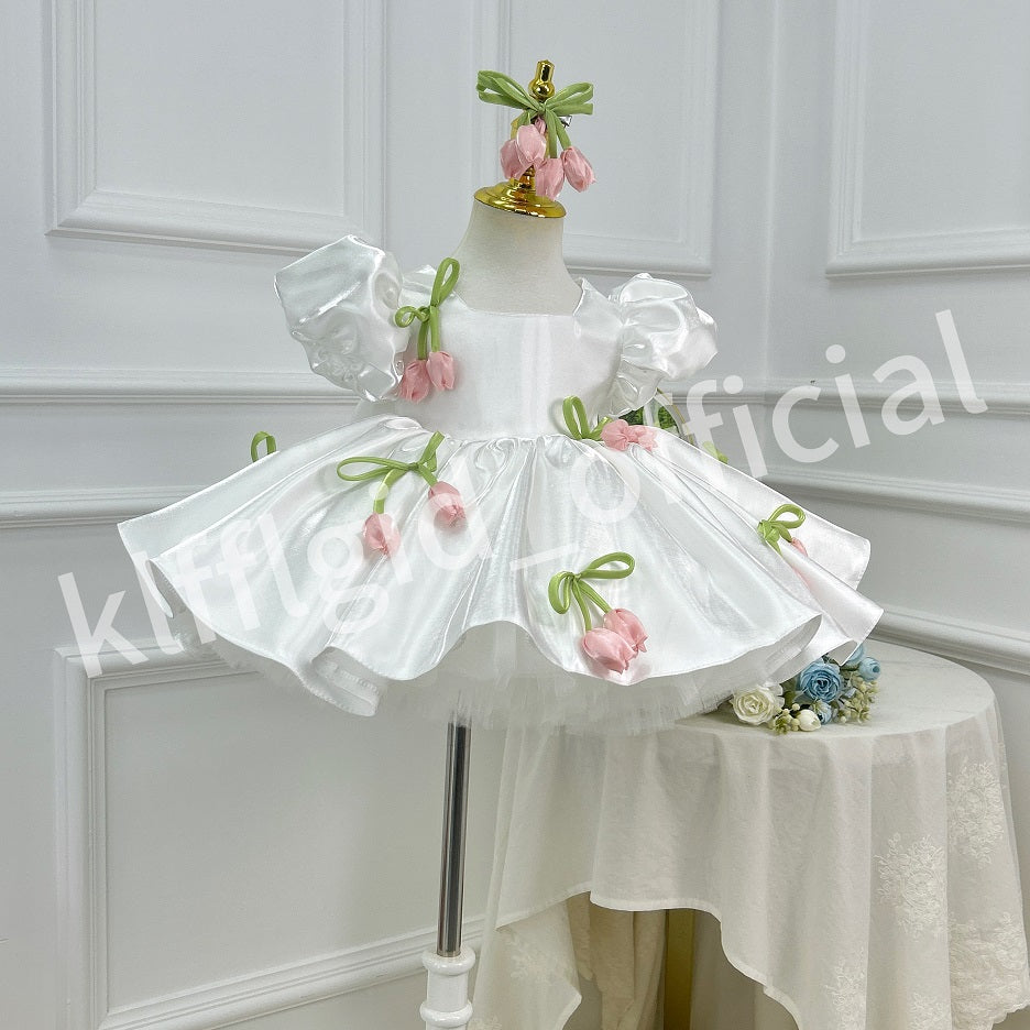 Tulip Elegant Baby Flower Girl Dress | KLFFIGID