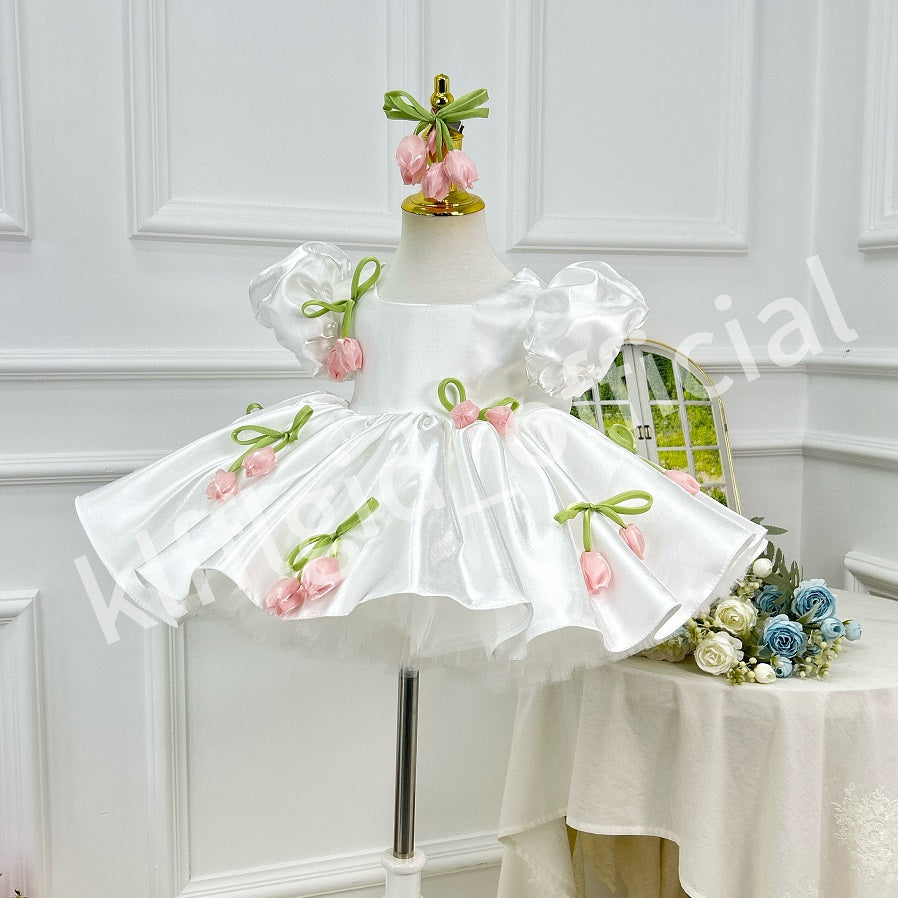 Tulip Elegant Baby Flower Girl Dress | KLFFIGID