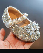 Baby Walking Shoes Toddler Sequined Princess Shoes for Girls | KLFFIGID