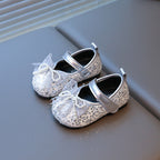 Toddler shoes, girls' leather shoes, birthday party shoes