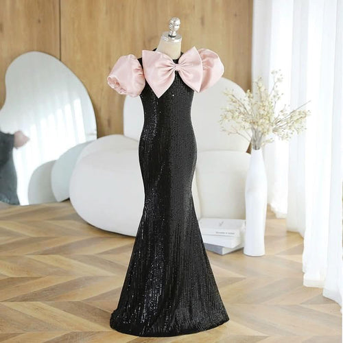 Children's dress fishtail dress wedding catwalk evening dress fashionable girl evening dress£¨¸´Öƣ©