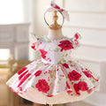Floral Girls Birthday Party Dress Evening Princess Gown | KLFFIGID