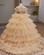 Girls 3-12 years old evening dress stage catwalk new flower girl wedding dress princess dress