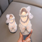 0-12 years old girls shoes bow sequin shoes