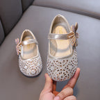 Children's diamond princess shoes, sparkly little leather shoes for toddlers and girls.