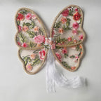 Paired with a floral dress, butterfly wings, floral butterfly wings