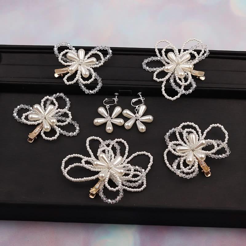 Wedding flower girl hair accessories children's hair clips stage performance birthday party hair accessories