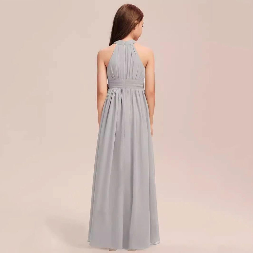 Elegant Long Party Girl Dress Wedding Flower Girl Evening Dress