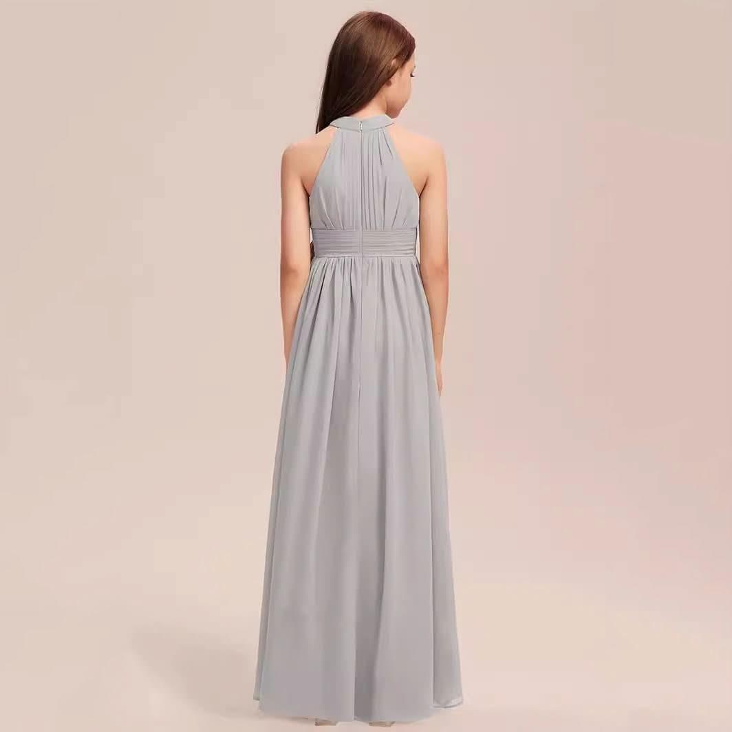 Elegant Long Party Girl Dress Wedding Flower Girl Evening Dress