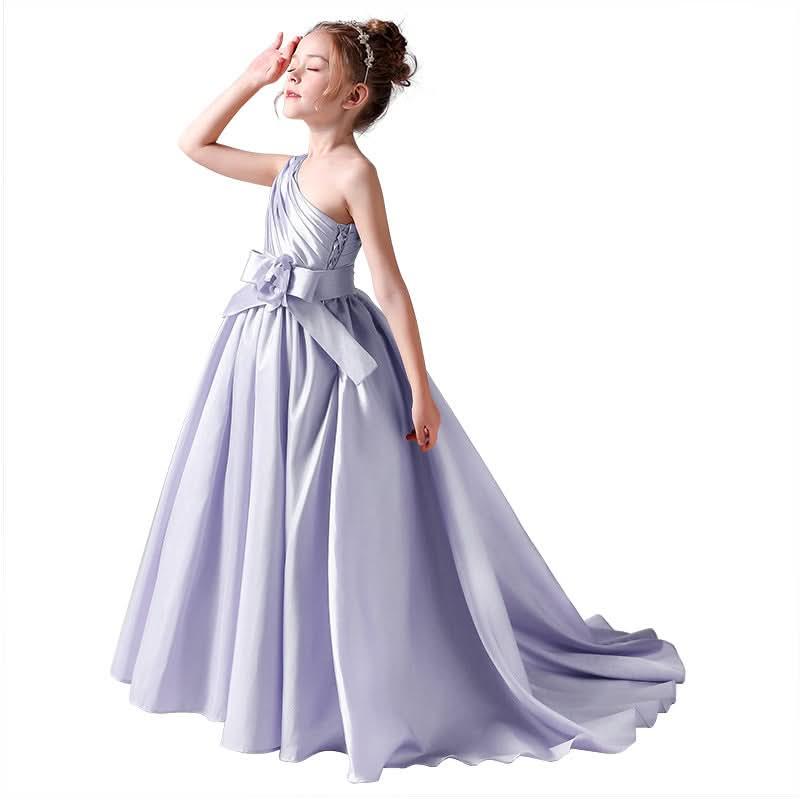 4-12 years old children's evening dress wedding stage performance girl dress