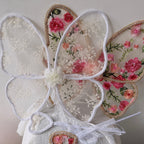 Paired with a floral dress, butterfly wings, floral butterfly wings