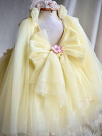 Girls Butterfly Kisses Pastel Floral Tulle Dress | KLFFIGID